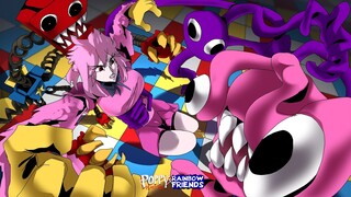 BOXY BOO & Kissy Missy vs RAINBOW FRIENDS Part 13│Rainbow Friends vs Poppy playtime But it's Anime