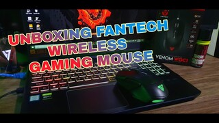 UNBOXING FANTECH VENOM WGC1 WIRELESS GAMING MOUSE