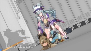 梦见月瑞希VS绮良良 更衣室大战