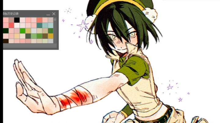 When Bozhu is complimented on how beautiful her dynamic illustrations are, this is how she draws: