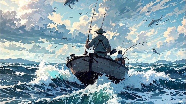 สายลมยาวดิ้นรนพัดพาเกลียวคลื่นขึ้นมา ขณะที่ผู้คนฝ่าฟันอุปสรรค ตัดผ่านความสับสนมืดมน