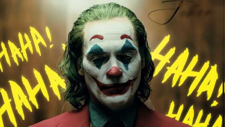 Transformasi cantik dari badut menjadi Joker
