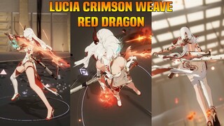 【PUNISHING GRAY RAVEN】SHOWCASE RED DRAGON LUCIA CRIMSON WEAVE COATING