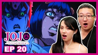 BRUNO MEETS KING CRIMSON | Jojo's Bizarre Adventure Couples Reaction Part 5 Episode 20 / 4x20