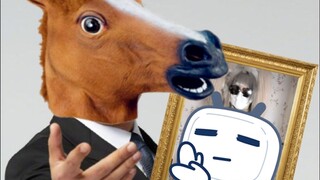 [Leelna] Shocked! The horse-headed man is holding a photo of Lucifer in a swimsuit