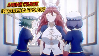 Kancing bajunya lepas karena gunung nya terlalu besar | Anime Crack Indonesia Episode 207