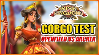 GORGO VS ARCHER SOC BATTLE OPENFIELD RISE OF KINGDOMS