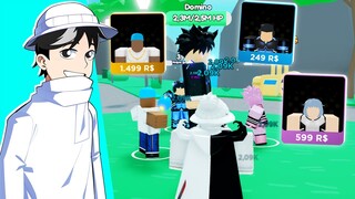 NOOB AO PRO, MAS COM TIME FULL DE ROBUX NO ANIME FIGHTERS (ROBLOX)
