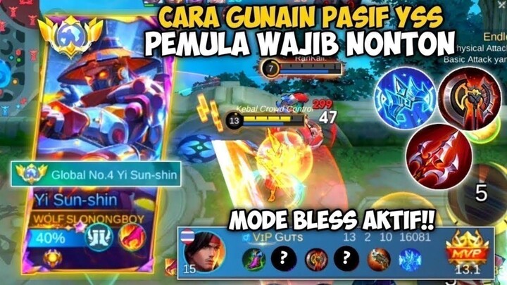 NO CUT PERFECT ROTASI TOP GLOBAL YSS CARA ROTASI SEPERTI PRO PLAYER BUILD, CARA MAIN PASIF 2025!