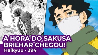 HAIKYUU CAPÍTULO 394 DO MANGÁ - OS SORTUDOS - REVIEW/ANÁLISE