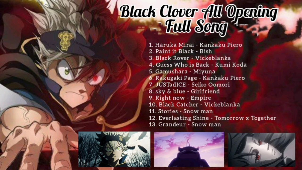 Black Clover – Opening Theme 1 – Haruka Mirai 