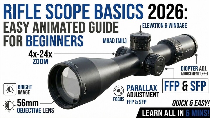 New to Rifle Scopes? Master the Basics FAST (3D Animated)