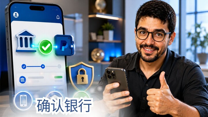 如何通过手机在 PAYPAL 中确认银行账户