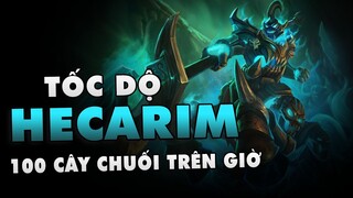 ThrowThi Cầm Hecarim Đi Rừng Tốc Độ 100 Cây Chuối Trên Giờ | THROWTHI