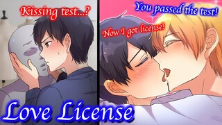 【BL Anime】The boy I'm in love with saw me practicing to kiss using a mannequin.【Yaoi】