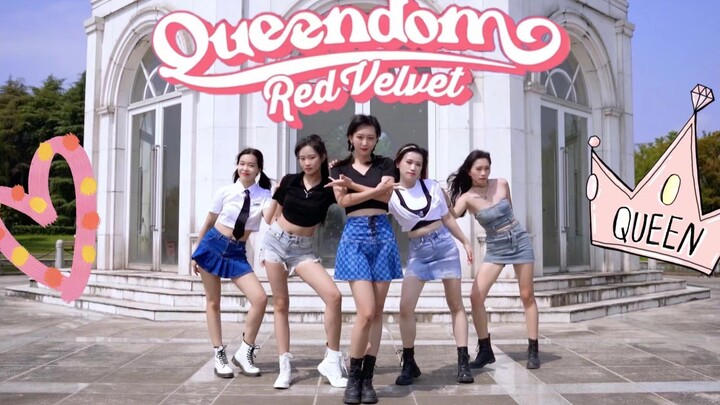 【ทุกเพลงจาก Queendom รีแอคชั่นเต้นตาม】Red Velvet | ควีนแห่งฤดูร้อน | เต้นกลางแจ้งตากแดดสามชั่วโมง