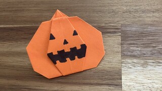 Cách gấp quả bí ngô trang trí ngày Halloween 🎃