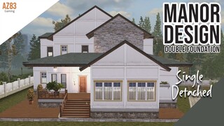 LifeAfter: Manor Design Single Manor — Single Detached 2 Story | Tutorial + Blueprint