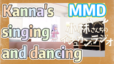 [Miss Kobayashi's Dragon Maid]  MMD | Kanna's singing and dancing