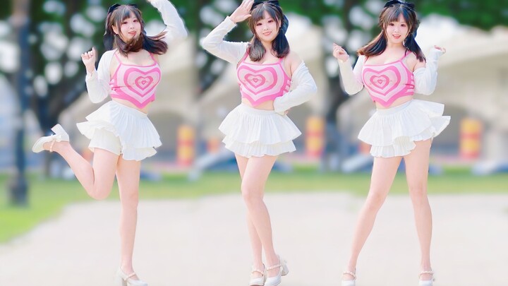 Chubby sweet girl! Blushing puberty you (=I) dance ~