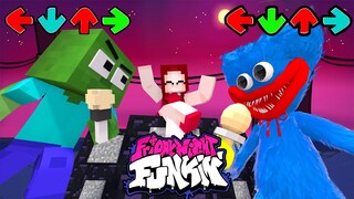 Monster School: Minecraft vs Huggy Wuggy - FNF Challenge | Minecraft Animation