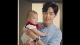 xiao zhan with the baby 🥺#TheOathofLove