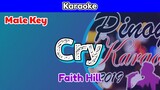 Cry by Faith Hill (Karaoke : Male Key)