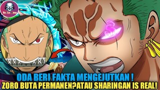 ONEPIECE 1068 - TERUGKAP FAKTA MENGEJUTKAN TENTANG MATA ZORO MENGALAMI KEBUTAAN PERMANEN?