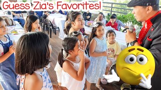 Guess Zia's Favorites Color, Food, Place, etc. | Zia's 8th Birthday