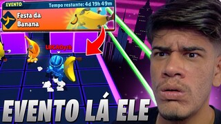 (SKINS GRATIS) O EVENTO DE CAÇADOR DE BANANA NO STUMBLE GUYS!