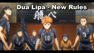 Haikyuu [AMV] - Dua Lipa - New Rules