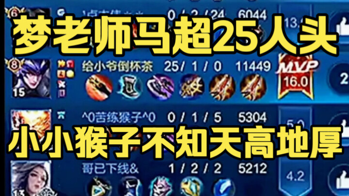 Monyet kecil yang tak mengenal batas kemampuan malah berani meragukan Guru Menceng Dream yang sesung