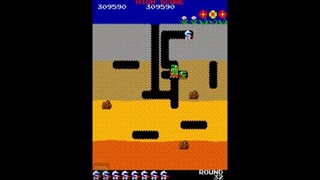 Dig Dug (Arcade) - 90 Levels