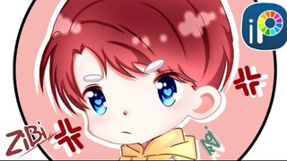 Vẽ Chibi ZiBi Cute đơn giản siêu đáng yêu [Ibispaint x]