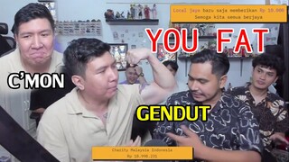 Reaksi Bang Windah Dikatain Gendut Sama Youtuber Malaysia