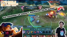 GAK SAMPAI 13 MENIT MENANG PAKAI NANA - Mobile Legends Bang Bang [Indonesia] #BstationGamers