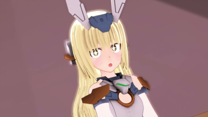 [Mecha Girl MMD] Don’t stick anything on your body!