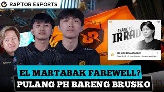 IRRAD Pulang Ke PH Bareng BRUSKO! Isu IRRAD FAREWELL Mencuat! Selamat Tinggal MARTABAK?