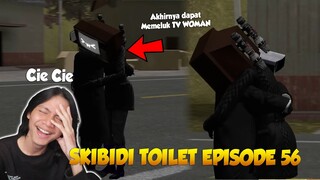 EPISODE 56 SKIBIDI TOILET TERBARU, Akhirnya Cameraman Dapat Pelukan TV WOMAN! Cieee Cieee