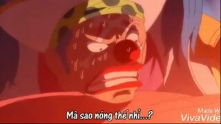 Thanh niên Buggy còn nguyên vẹn khi đối đầu với 3 đô đốc #onepiece