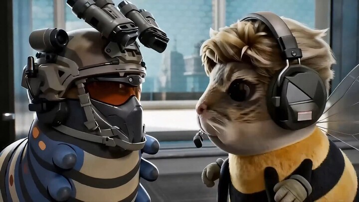 Guess why those two are rushing in with knives?