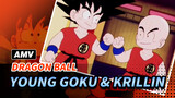 Dragon Ball -  Cảnh Goku trẻ & Krillin
