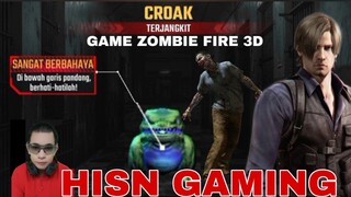 game zombie fire 3D melawan katak berloncatan kecil susah di tembak