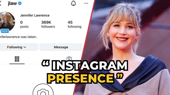 Jennifer Lawrence Is Now On Instagram But On One Condition