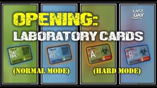 LABORATORY CARDS OPENING (NORMAL & HARD MODE) - Last Day On Earth: Survival