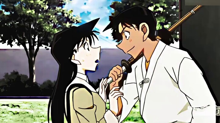 Shinichi: Hattori, you are really my good brother. Hit me hard!