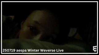 (Eng Sub) 250719 Winter Weverse Live - I Can't Sleep
