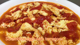 Food making- Scrambled egg with tomato