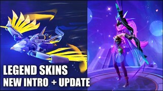 SABER AND MIYA LEGEND SKIN INTRO PLUS NEW UPDATE AGAIN