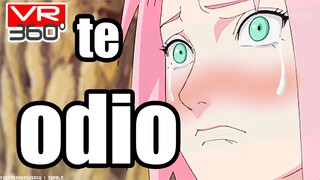 💋 Naruto RECHAZA a SAKURA 💋 SAKURA AMA a NARUTO 🔥 naruto vr  [CC sub español]